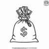 Money Bag Coloring Pages