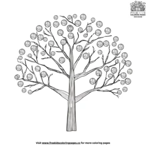 Money Tree Coloring Pages