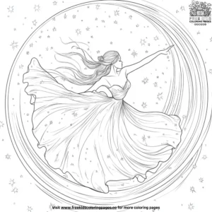 Moon Dance Coloring Pages