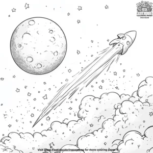 Moon Fun Coloring Pages