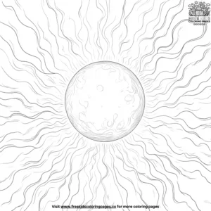 Moon Glow Coloring Pages