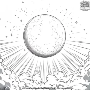 Moon Hope Coloring Pages