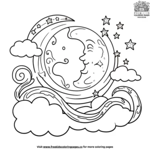 Moon Magic Coloring Pages