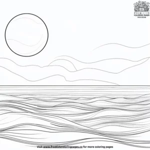 Moon Set Coloring Pages