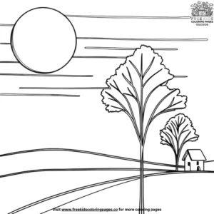 Moon Shadow Coloring Pages