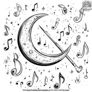 Moon Song Coloring Pages