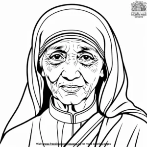 Mother Teresa Coloring Pages