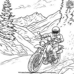 Moto Adventure Coloring Pages