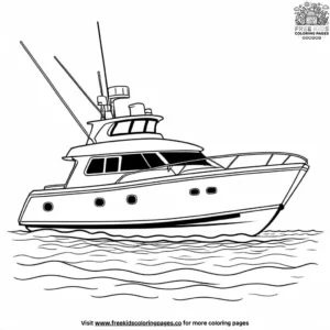 Motorboat Coloring Pages