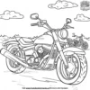 Motorcycle Mania Coloring Pages