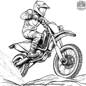 Motorcycle Mayhem Coloring Pages