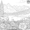 Nature Meditations Coloring Pages