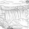 Niagara Falls Coloring Pages