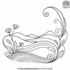 Organic Shapes Coloring Pages