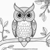 Owl Designs Coloring Pages