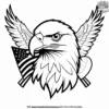 Patriotic Eagle Coloring Pages