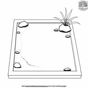 Peaceful Zen Garden Coloring Pages