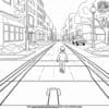 Pedestrian Pal Coloring Pages