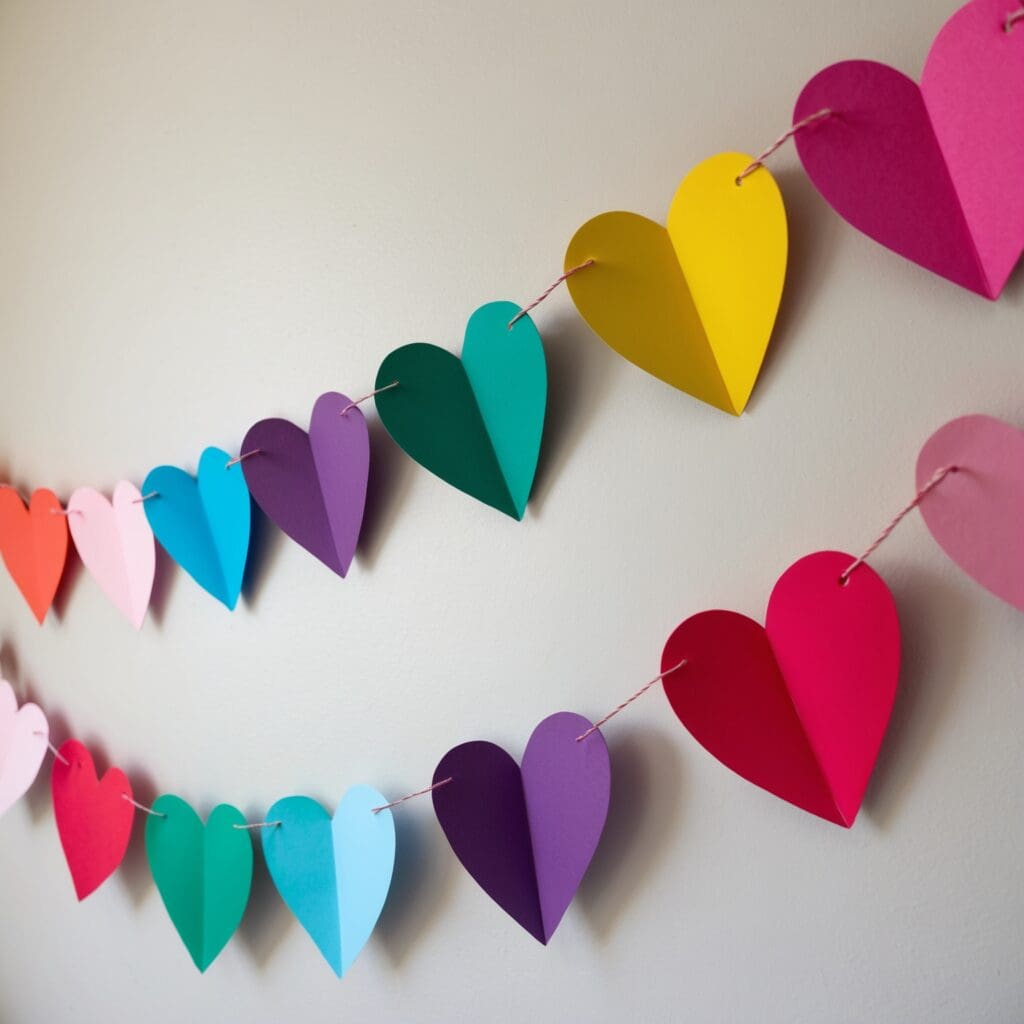 Peper heart garland 2