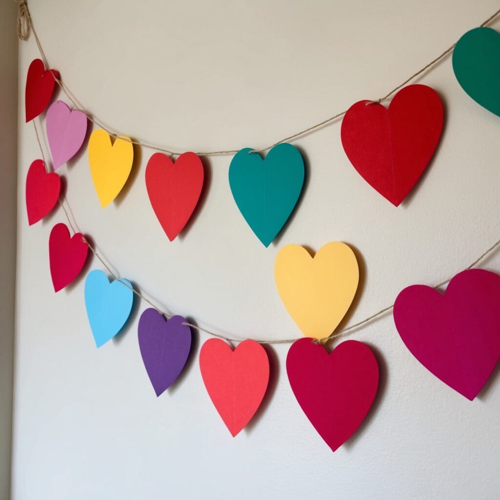 Peper heart garland 3