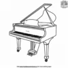 Piano Coloring Pages