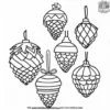 Pinecone Decor Coloring Pages