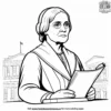 Pioneering Susan B Anthony Coloring Pages