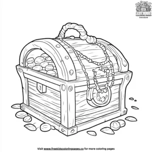 Pirate Treasure Coloring Pages