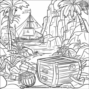 Pirate's Cove Mysteries Coloring Pages