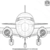 Plane Nose Coloring Pages