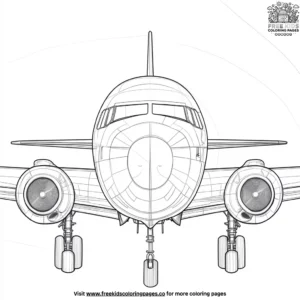 Plane Nose Coloring Pages