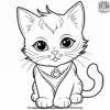 Playful Kitty Coloring Pages