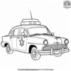 Police Car Coloring Pages