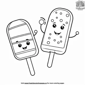 Popsicle Coloring Pages