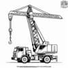 Powerful Crane Coloring Pages