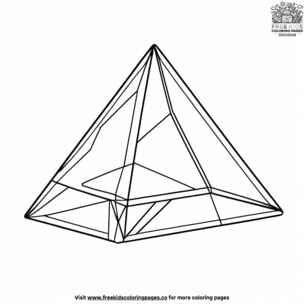 Prism rainbow coloring pages