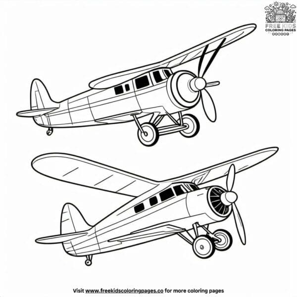 Propeller pals coloring pages