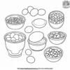 Protein Packed Snacks Coloring Pages