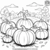 Autumn Pumpkins Coloring Pages