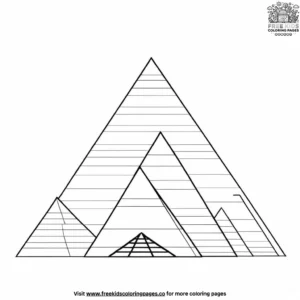 Pyramids Coloring Pages