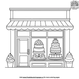 Quaint Bakery Coloring Pages