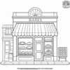 Quaint Bakeshop Coloring Pages