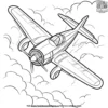 Racing Plane Coloring Pages