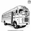 Reliable Bus Driver Coloring Pages