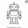 Retro Robot Friend Coloring Pages