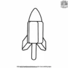 Retro Rocket Pop Coloring Pages