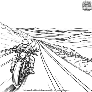 Ride Free Coloring Pages