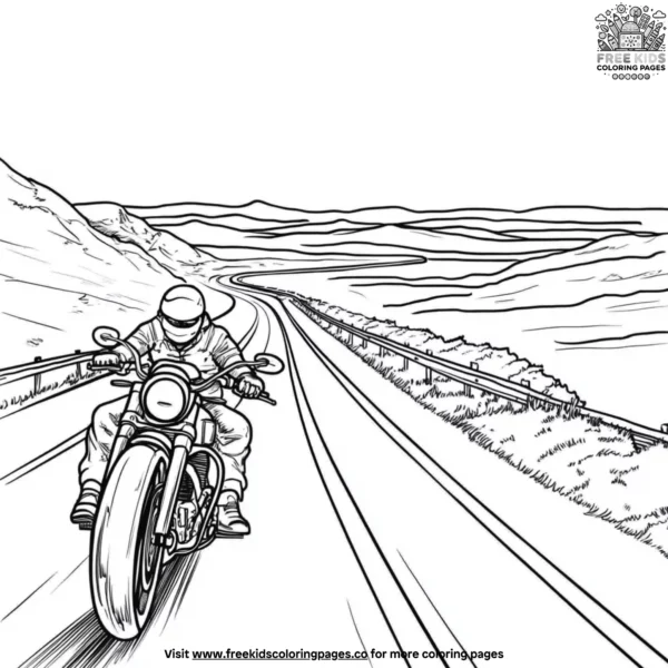 Ride free coloring pages