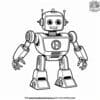 Robot Alphabet Beep Coloring Pages