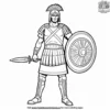 Roman Soldier Coloring Pages